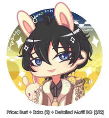 Example of add-ons + detailed motif BG.